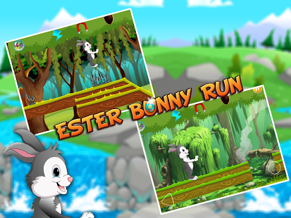 Easter Bunny Jungle Run Screenshot