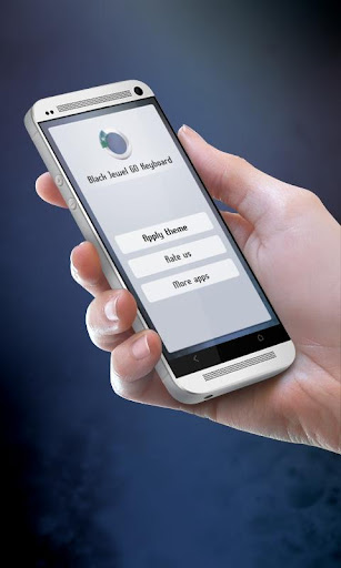 블랙 보석 GO Keyboard