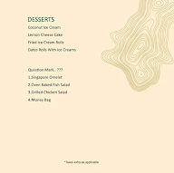 Asian Library menu 5