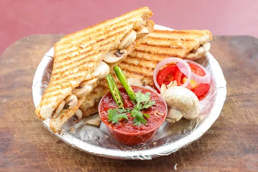 Mushroom Cheese Sandwich