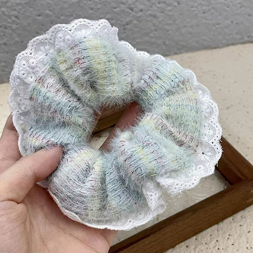 Title 3, Plush Hair Ring Large Intestine Ring Candy Colo...