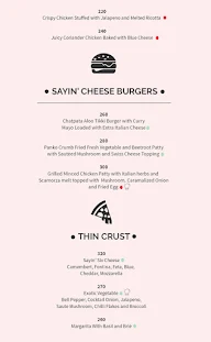 Sayin Cheese menu 3