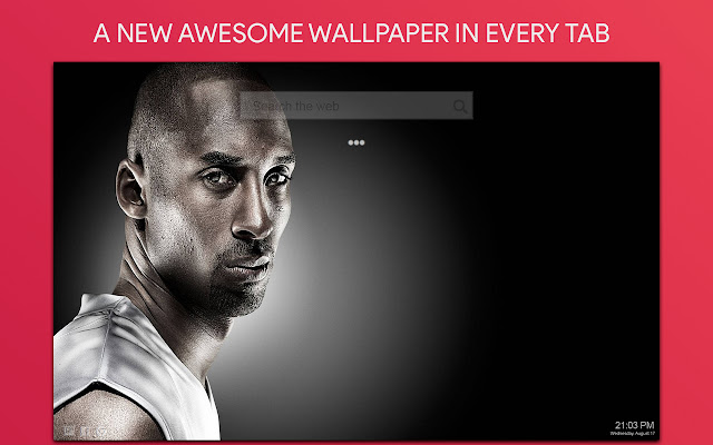 Kobe Bryant Wallpaper HD Custom New Tab