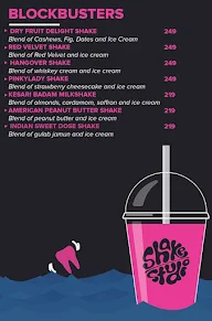 Shakes & More menu 1