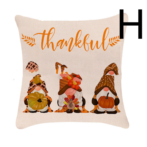 Title 2, Halloween Pumpkin Series Pillowcase Car Sofa Cu...