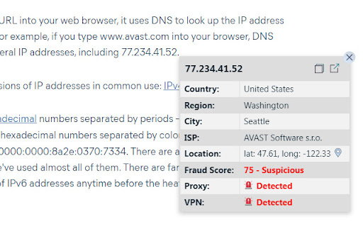 IP Address Checker - Proxy, VPN, Geolocation