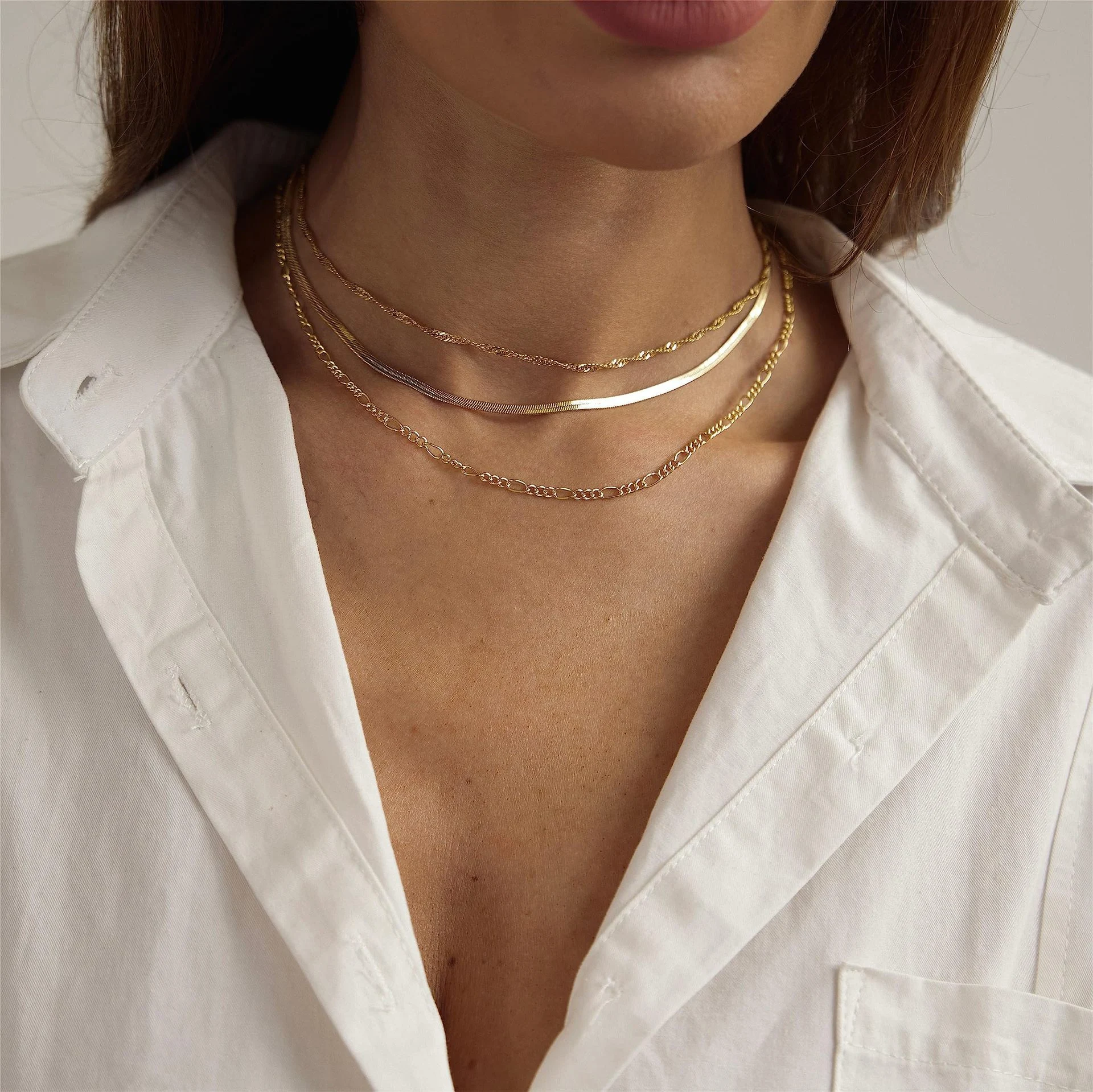 Title 20, Conjunto de colar feminino europeu e americano ...