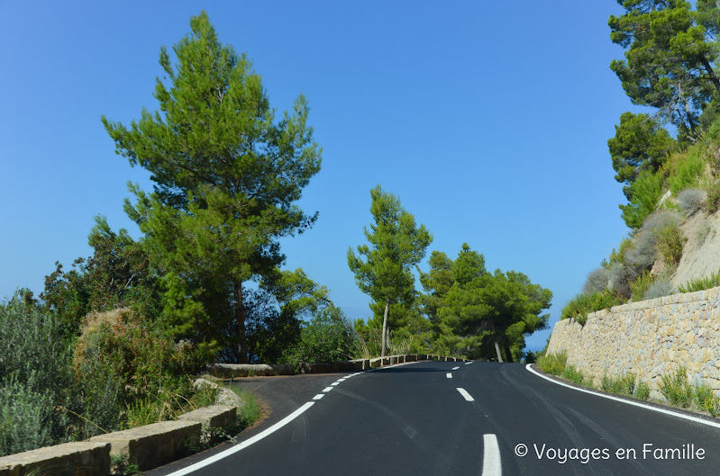 Route de la corniche, miradors, 