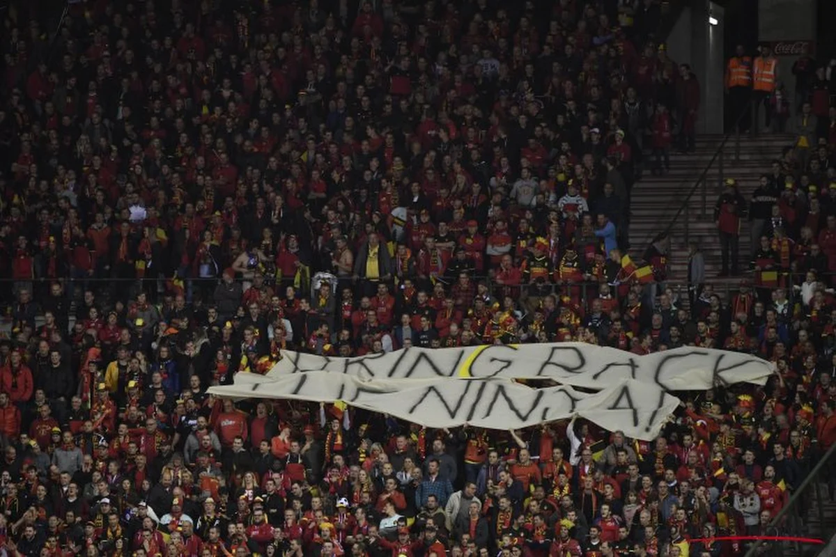 Les supporters belges envoient un message à Martinez: "Ramenez-nous le Ninja !"
