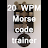 20 WPM CW Morse code trainer icon