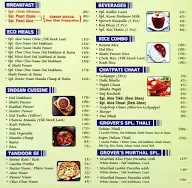 Grover Sweets menu 1