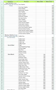 Paratha And Curry menu 2