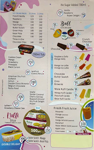Creamburg Ice Cream menu 2