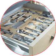 kitchen storage solutions  Icon