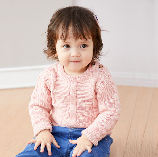 Title 1, Baby sweater spring and autumn childrens cloth...