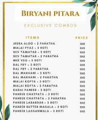 Biryani Pitara menu 4