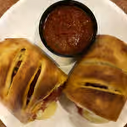 Meatball Parmigiana Roll with Side Marinara