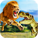 lion ultime vs dinosaure icon