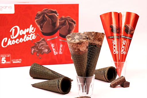 Dark Chocolate Cone Box (120 MLx5)