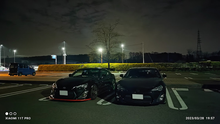 86の86 zn6・夜ショット・フォロワーさんとコラボ・86とコラボに関するカスタム事例の投稿画像2枚目