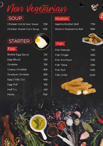 Food Paradise menu 