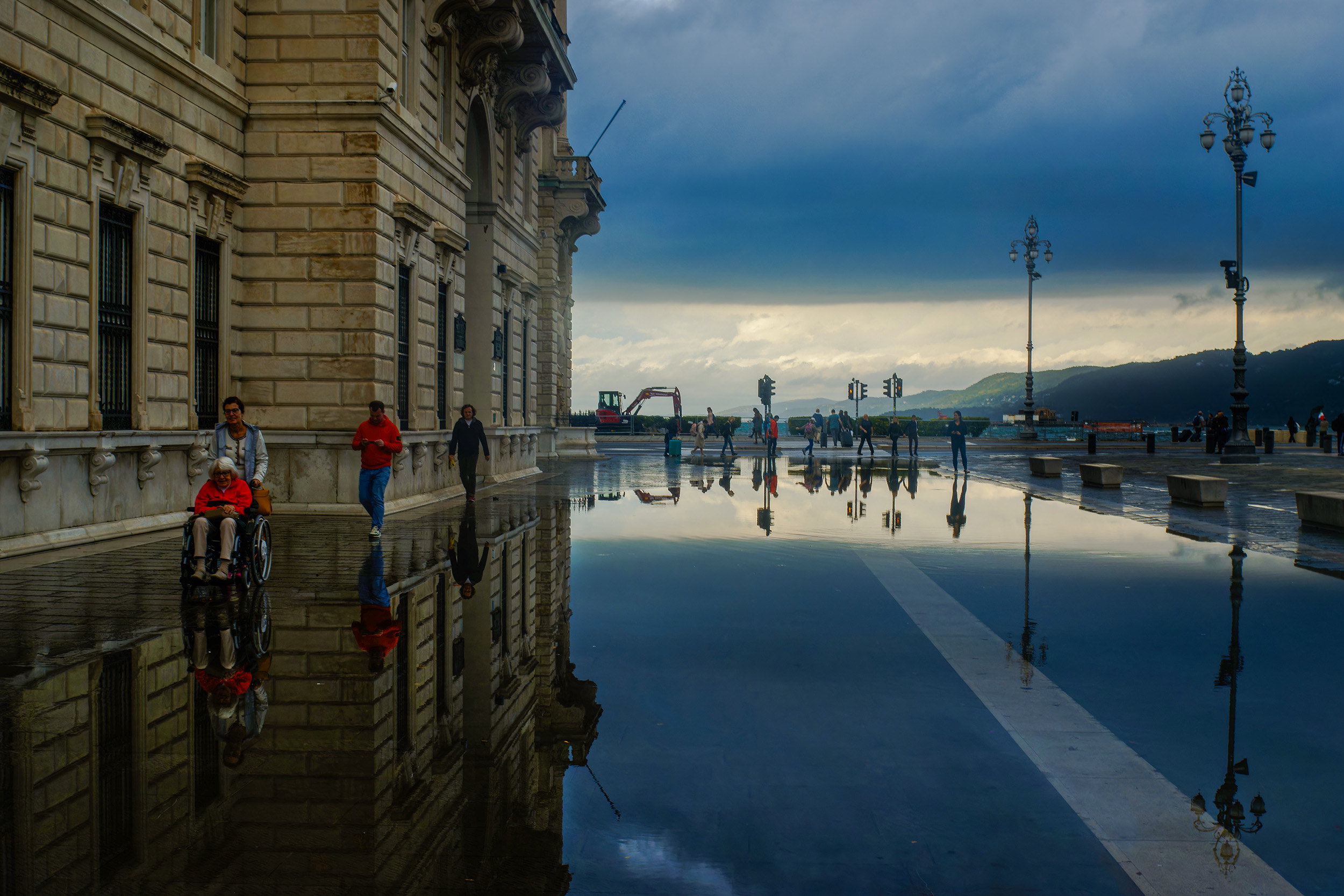 Acqua alta a Trieste