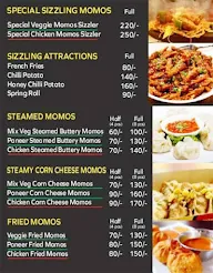 Sizzling Momos menu 2