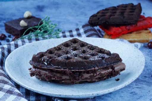 Brownie Nutella Waffle (Wallonia Waffle Co)