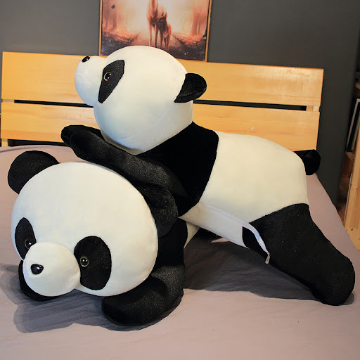 Title 5, Cute Fashion Giant Panda Huggy Bear Doll. The p...