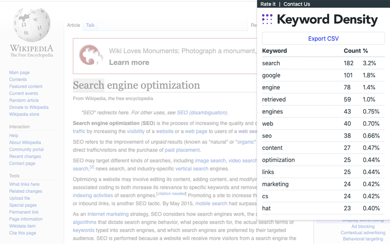 MeasureSEO – Keyword Density Preview image 3