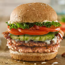 Double Avocado Bacon Club Turkey Burger