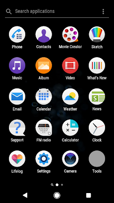 Black Theme Xz3 Live Wallpaper Androidアプリ Applion