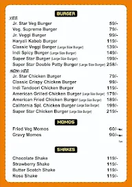 The California Burger menu 1