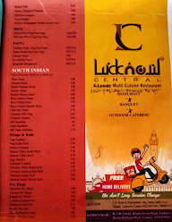 Lucknow Central Multicuisine Restaurant & Banquet menu 2