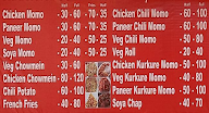 Thapa Momos menu 1