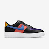 air force 1 '07 lv8 emb black / washed teal / coat purple / jim red