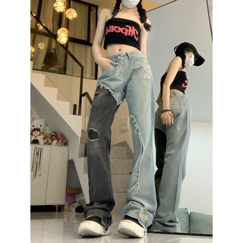 Title 9, Crne i plave šavove na jednostavnim iznošenim f...