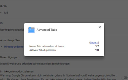 Advanced Tabs