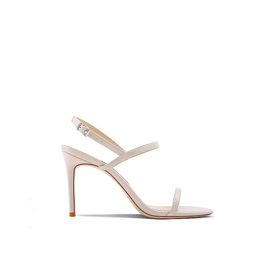 Title 2, Womens One-Strip Sandals Stiletto Toe High Hee...
