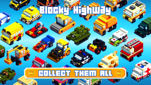 Blocky Highway: Traffic Racing (Ad-Free/Mod Money/Unlocked)