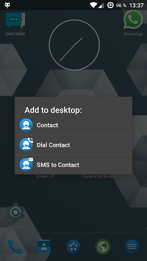 Hybrid Launcher Contacts Addon