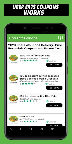 Coupons For Uъer-Eats Food Delivery & promo codesのおすすめ画像2