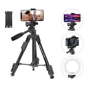 Giá Đỡ Chân Máy Ảnh 3 Chân Tripod Máy Ảnh Np - 3170S Chân Máy Quay Xoay 360 Độ Kèm Remote Tp's