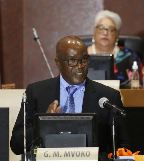 Eastern Cape finance MEC Mlungisi Mvoko delivers his budget speech in Bhisho on Wednesday.