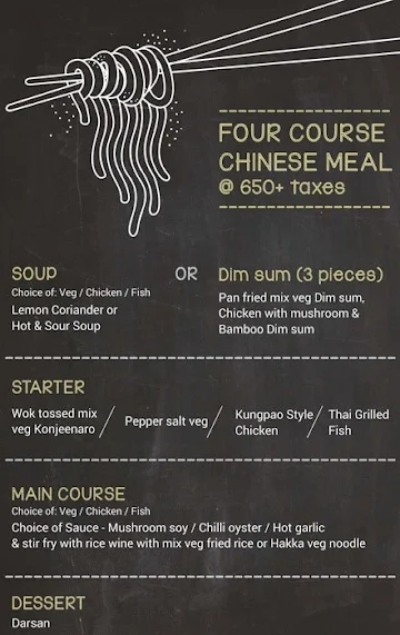 Panash - Four Points by Sheraton menu 