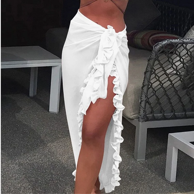 Title 2, Damen Outdoor Sonnenschutz Strandrock Chiffon S...