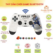 Tay Cầm Chơi Game Không Dây Ps4 - Tay Cầm Bluetooth Dành Cho Pc / Laptop / Điện Thoại Android / Tv Android / Tv