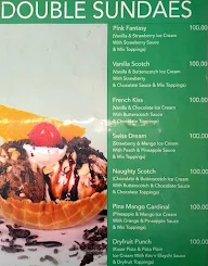 Prabhu Ice Cream menu 3