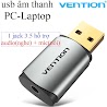 Usb Âm Thanh Pc - Laptop Vention Cdnh, Usb Sound Card