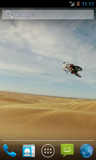 Screenshot Motocross HD Video Wallpaper